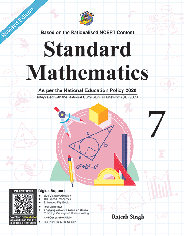 Standard Mathematics – 7 with Digital Content