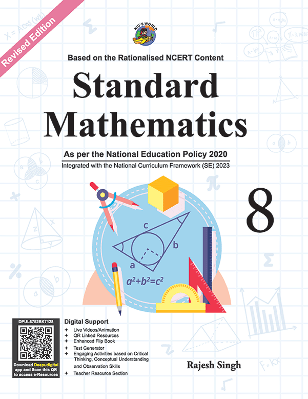 Standard Mathematics – 8 with Digital Content